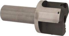 Everede Tool - 2 Inch Diameter, Interchangeable Pilot, Straight 1 Inch Shank Diameter, 3 Insert, Indexable Counterbore - 3.2 Inch Overall Length, TPGH 215 Insert, 7/16 Inch Pilot Hole Diameter Compatibility - Industrial Tool & Supply