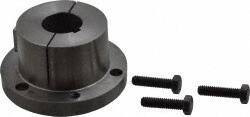 Browning - 1-1/8" Bore, 1/4" Wide Keyway, 1/8" Deep Keyway, B Sprocket Bushing - 2.557 to 2-5/8" Outside Diam, For Use with B5V Sheaves - Industrial Tool & Supply