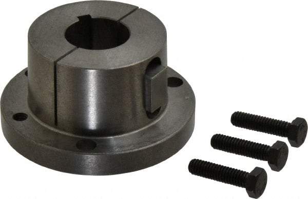 Browning - 1-3/16" Bore, 1/4" Wide Keyway, 1/8" Deep Keyway, B Sprocket Bushing - 2.557 to 2-5/8" Outside Diam, For Use with B5V Sheaves - Industrial Tool & Supply