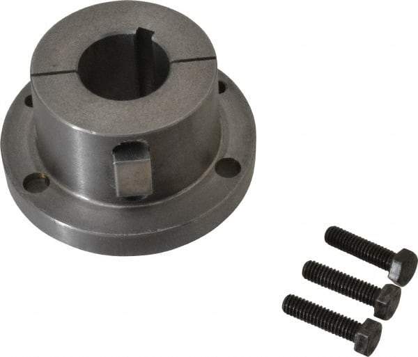 Browning - 1-1/4" Bore, 1/4" Wide Keyway, 1/8" Deep Keyway, B Sprocket Bushing - 2.557 to 2-5/8" Outside Diam, For Use with B5V Sheaves - Industrial Tool & Supply