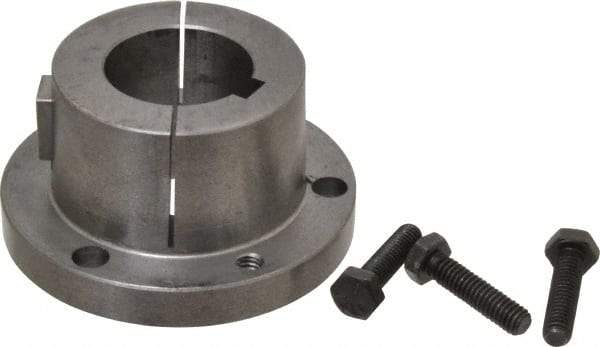 Browning - 1-1/2" Bore, 3/8" Wide Keyway, 3/16" Deep Keyway, B Sprocket Bushing - 2.557 to 2-5/8" Outside Diam, For Use with B5V Sheaves - Industrial Tool & Supply