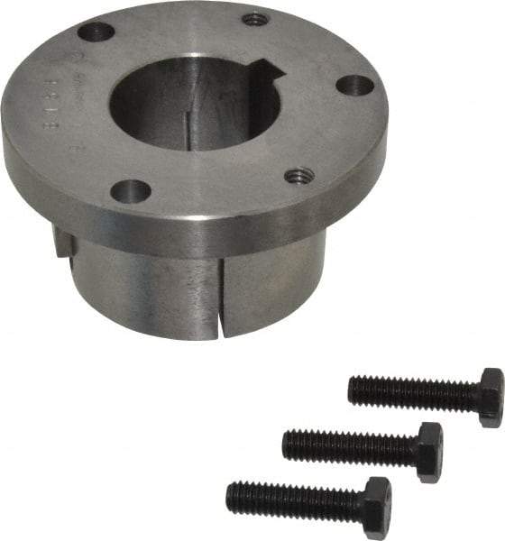 Browning - 1-5/8" Bore, 3/8" Wide Keyway, 3/16" Deep Keyway, B Sprocket Bushing - 2.557 to 2-5/8" Outside Diam, For Use with B5V Sheaves - Industrial Tool & Supply