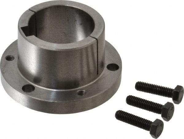Browning - 1-15/16" Bore, 1/2" Wide Keyway, 1/4" Deep Keyway, B Sprocket Bushing - 2.557 to 2-5/8" Outside Diam, For Use with B5V Sheaves - Industrial Tool & Supply