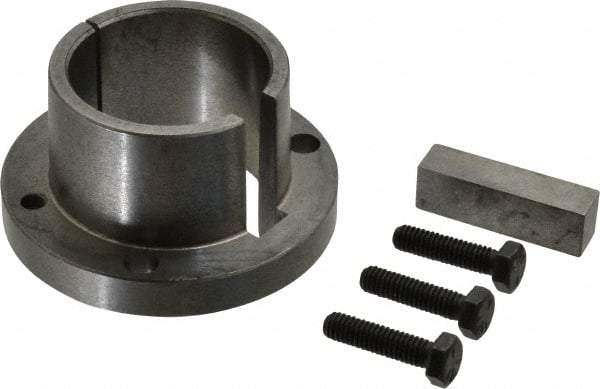 Browning - 2-1/8" Bore, 1/2" Wide Keyway, 1/4" Deep Keyway, B Sprocket Bushing - 2.557 to 2-5/8" Outside Diam, For Use with B5V Sheaves - Industrial Tool & Supply