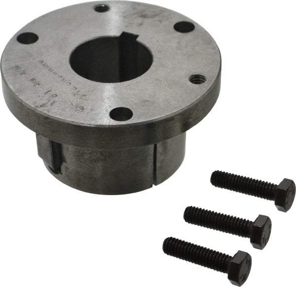 Browning - 1-3/8" Bore, 5/16" Wide Keyway, 5/32" Deep Keyway, B Sprocket Bushing - 2.557 to 2-5/8" Outside Diam, For Use with B5V Sheaves - Industrial Tool & Supply