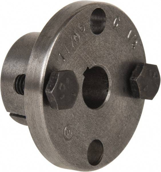 Browning - 1/2" Bore, 1/4 x 5/8 Thread, 1/8" Wide Keyway, 1/16" Deep Keyway, G Sprocket Bushing - 1.133 to 1.172" Outside Diam, For Use with Split Taper Sprockets & Sheaves - Industrial Tool & Supply
