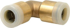 Watts - 1/2" Outside Diam, Brass Push-to-Connect Tube Union Elbow - Tube to Tube Connection, EPDM O-Ring - Industrial Tool & Supply