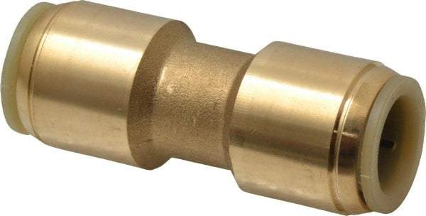Watts - 1/2" Outside Diam, Brass Push-to-Connect Tube Union - Tube to Tube Connection, EPDM O-Ring - Industrial Tool & Supply