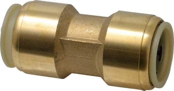 Watts - 1" Outside Diam, Brass Push-to-Connect Tube Union - Tube to Tube Connection, EPDM O-Ring - Industrial Tool & Supply