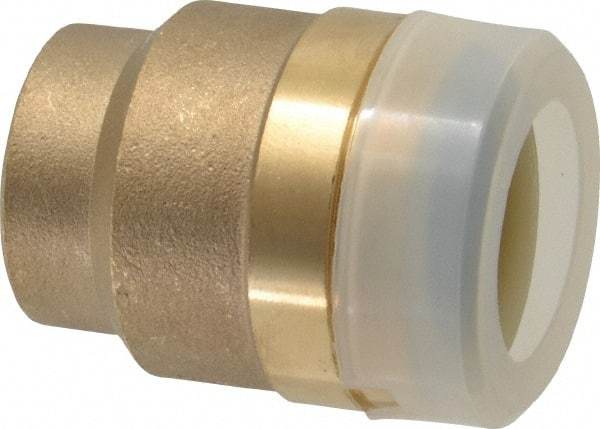 Watts - 3/4" Outside Diam, Brass Push-to-Connect Tube End Stop - Tube to Tube Connection, EPDM O-Ring - Industrial Tool & Supply