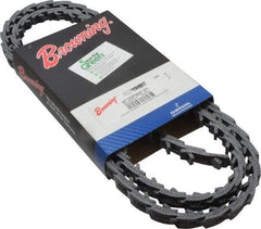 Browning - Section A, 1/2" Wide, 60" Outside Length, Adjustable Replacement Belt - Urethane, Griptwist, No. AP - Industrial Tool & Supply