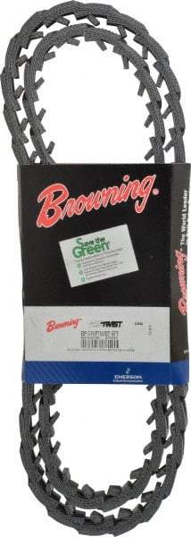 Browning - Section B, 21/32" Wide, 60" Outside Length, Adjustable Replacement Belt - Urethane, Griptwist, No. BP - Industrial Tool & Supply