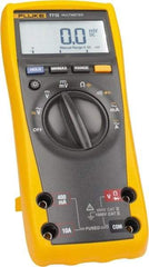 Fluke - 77-4, CAT IV, CAT III, 1,000 VAC/VDC, Digital Auto Ranging Average Responding Manual Ranging Multimeter - 50 mOhm, Measures Voltage, Capacitance, Current, Frequency, Resistance - Industrial Tool & Supply