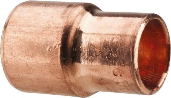 Mueller Industries - Wrot Copper Pipe Reducer Coupling - C x C, Solder Joint - Industrial Tool & Supply