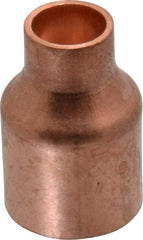 Mueller Industries - 3/4 x 3/8" Wrot Copper Pipe Reducer Coupling - C x C, Solder Joint - Industrial Tool & Supply