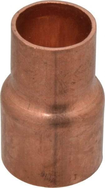 Mueller Industries - 1 x 3/4" Wrot Copper Pipe Reducer Coupling - C x C, Solder Joint - Industrial Tool & Supply