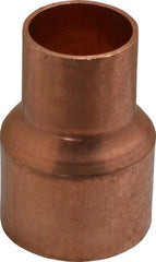 Mueller Industries - 1-1/2 x 1" Wrot Copper Pipe Reducer Coupling - C x C, Solder Joint - Industrial Tool & Supply