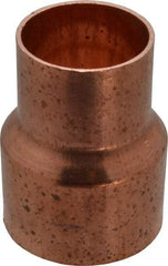 Mueller Industries - 2 x 1-1/2" Wrot Copper Pipe Reducer Coupling - C x C, Solder Joint - Industrial Tool & Supply