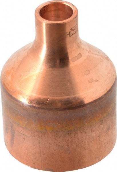 Mueller Industries - 2 x 1/2" Wrot Copper Pipe Reducer Coupling - C x C, Solder Joint - Industrial Tool & Supply