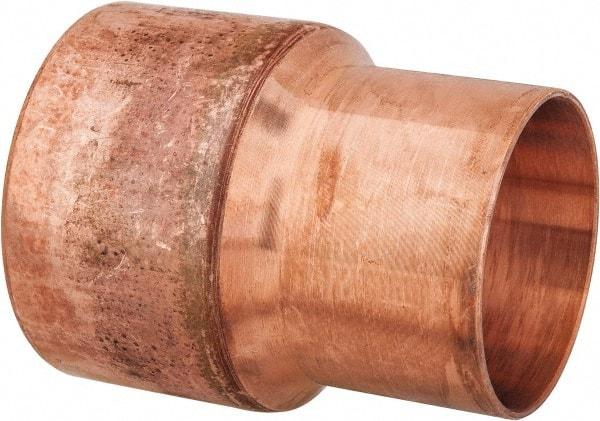 Mueller Industries - 2-1/2 x 2" Wrot Copper Pipe Reducer Coupling - C x C, Solder Joint - Industrial Tool & Supply