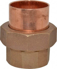 Mueller Industries - 2" Wrot Copper Pipe Union - C x C, Solder Joint - Industrial Tool & Supply