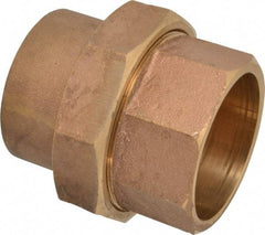 Mueller Industries - 3" Wrot Copper Pipe Union - C x C, Solder Joint - Industrial Tool & Supply