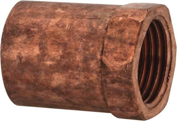 Mueller Industries - 3/4 x 1/2" Wrot Copper Pipe Adapter - C x F, Solder Joint - Industrial Tool & Supply