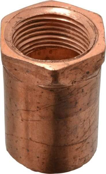 Mueller Industries - 1 x 3/4" Wrot Copper Pipe Adapter - C x F, Solder Joint - Industrial Tool & Supply