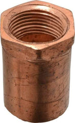 Mueller Industries - 1 x 3/4" Wrot Copper Pipe Adapter - C x F, Solder Joint - Industrial Tool & Supply
