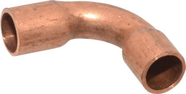 Mueller Industries - 1/8" Wrot Copper Pipe 90° Elbow - C x C, Solder Joint - Industrial Tool & Supply