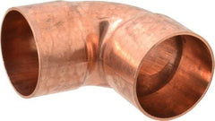 Mueller Industries - 2" Wrot Copper Pipe 90° Elbow - C x C, Solder Joint - Industrial Tool & Supply