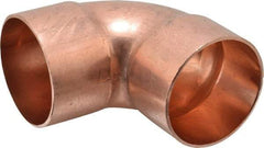 Mueller Industries - 2-1/2" Wrot Copper Pipe 90° Elbow - C x C, Solder Joint - Industrial Tool & Supply