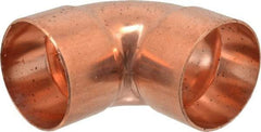 Mueller Industries - 3" Wrot Copper Pipe 90° Elbow - C x C, Solder Joint - Industrial Tool & Supply