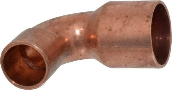 Mueller Industries - 3/4 x 1/2" Wrot Copper Pipe 90° Close Rough Elbow - C x C, Solder Joint - Industrial Tool & Supply