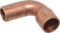 Mueller Industries - 1/4" Wrot Copper Pipe 90° Street Elbow - FTG x C, Solder Joint - Industrial Tool & Supply