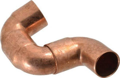 Mueller Industries - 3/4" Wrot Copper Pipe 90° Street Elbow - FTG x C, Solder Joint - Industrial Tool & Supply