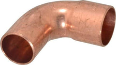 Mueller Industries - 1" Wrot Copper Pipe 90° Street Elbow - FTG x C, Solder Joint - Industrial Tool & Supply