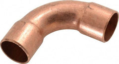 Mueller Industries - 5/8" Wrot Copper Pipe 90° Long Radius Elbow - C x C, Solder Joint - Industrial Tool & Supply