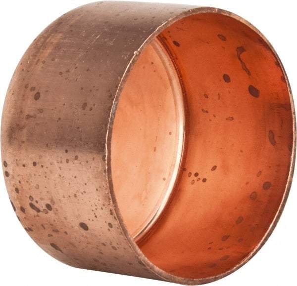 Mueller Industries - 4" Wrot Copper Pipe Tube Cap - C, Solder Joint - Industrial Tool & Supply