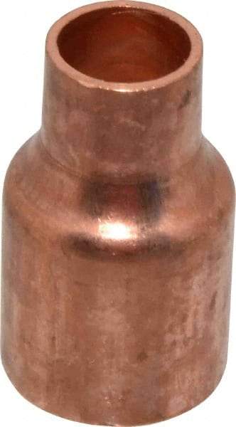 Mueller Industries - 1 x 1/2" Wrot Copper Pipe Reducer - FTG x C, Solder Joint - Industrial Tool & Supply