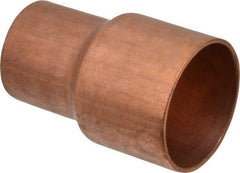 Mueller Industries - 1-1/2 x 1" Wrot Copper Pipe Reducer - FTG x C, Solder Joint - Industrial Tool & Supply
