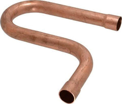 Mueller Industries - 5/8" Wrot Copper Pipe Suction Line P-Trap - C x C, Solder Joint - Industrial Tool & Supply