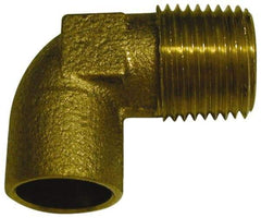 Mueller Industries - 3/4" Cast Copper Pipe 90° Elbow - C X M, Solder Joint - Industrial Tool & Supply