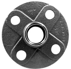 Mueller Industries - 4" Pipe, 9" OD, Cast Copper Companion Pipe Flange - 125 psi, C End Connection, 7-1/2" Across Bolt Hole Centers - Industrial Tool & Supply
