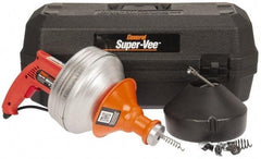 General Pipe Cleaners - Electric Battery Drain Cleaning Machine - For 3" Pipe, 500 Max RPM - Industrial Tool & Supply