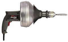 General Pipe Cleaners - Electric Battery Drain Cleaning Machine - For 1-1/4" to 2" Pipe, 25' Cable - Industrial Tool & Supply