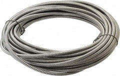 General Pipe Cleaners - 1/4" x 50' Drain Cleaning Machine Cable - Industrial Tool & Supply