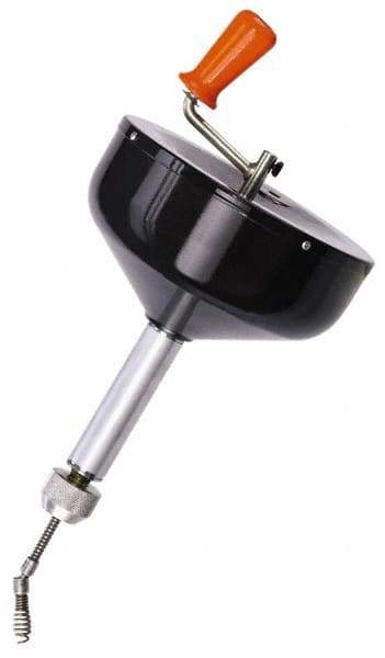 General Pipe Cleaners - For 1-1/4 to 2 Inch Pipe, 25 Foot Cable Length, Handheld, Manual and Hand Drain Cleaner - Steel Drum - Industrial Tool & Supply