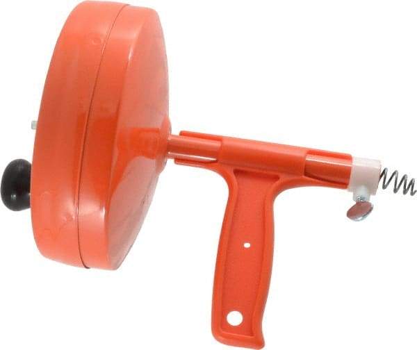 General Pipe Cleaners - For 1-1/4 to 2 Inch Pipe, 25 Foot Cable Length, Handheld, Manual and Hand Drain Cleaner - Steel Drum - Industrial Tool & Supply