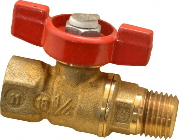 Legend Valve - 1/4" Pipe, Brass Miniature Ball Valve - Industrial Tool & Supply
